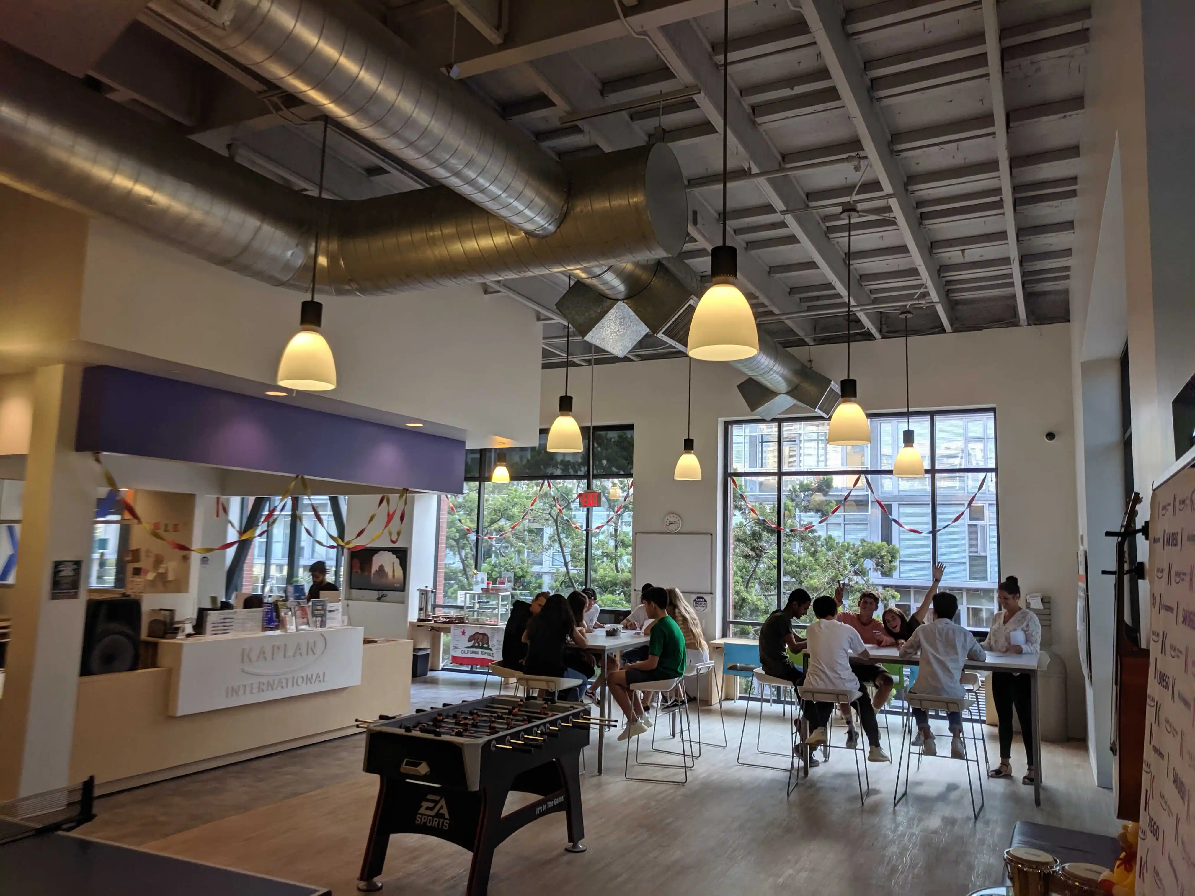  common area Kaplan International Language Schools