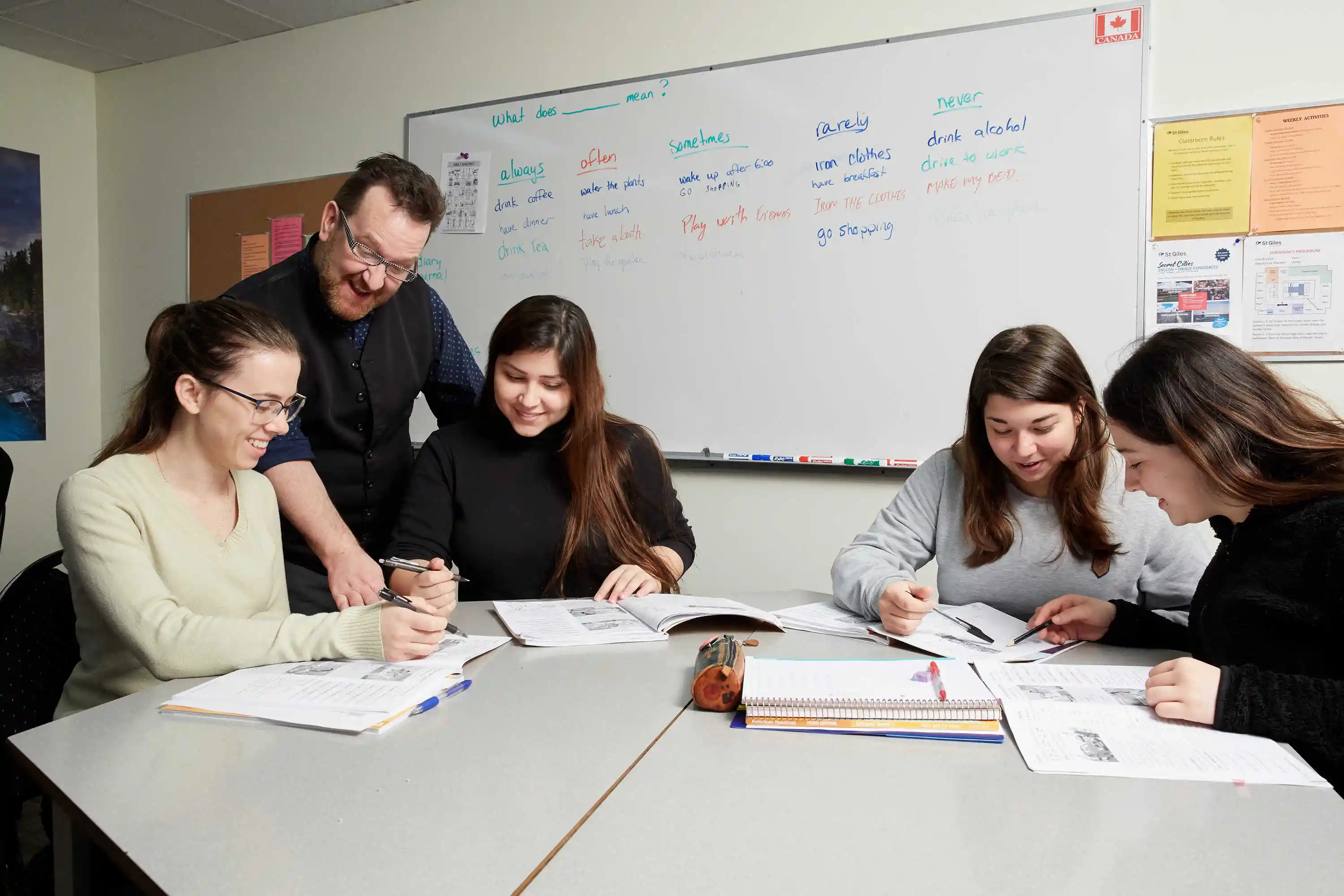 clasroom Escuela Internacional de Idiomas St. Giles